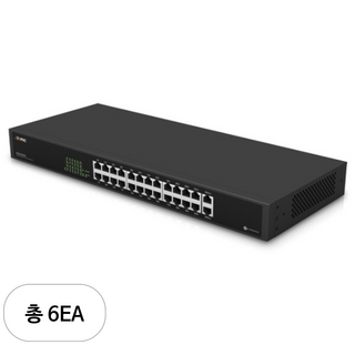 ipTIME 24포트 스위칭 허브, ipTIME SW2400G2, 6개