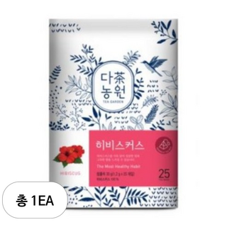 다농원 히비스커스 삼각티백, 1.2g, 25개입, 1개