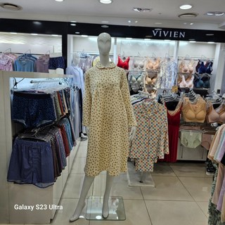 비비안 합리적인가격 포근한 삼중직 여성 원피스잠옷 앵두나염 GW6047 577435