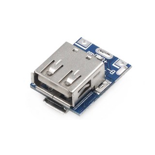 리튬 18650 배터리 1S 충전 모듈 – USB-A 출력, 5핀 보호회로, 마이크로 1A, 3.7V, L029A, 듀얼 배터리 충전 가능 18650충전모듈