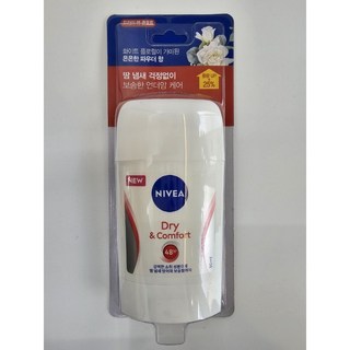 니베아 데오드란트 스틱 드라이 앤 콤포트 50ml, 1개