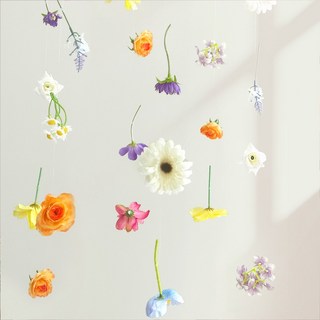 엔드텔러 포토존 조화 꽃 행잉플라워