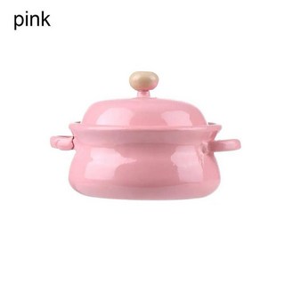 스케일 미니어처 수프 냄비 커버 인형 집 놀이 미니 조리기구 주방 요리, 15. pink, 1개