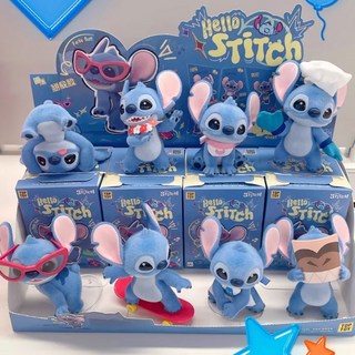 디즈니 스티치 피규어 굿즈 인형 HELLO STITCH TOPTOY 탑토이 8종 랜덤박스 스치티, 1개