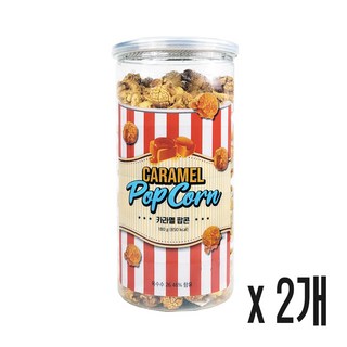 키즈웰 카라멜 팝콘 미니, 2개, 180g