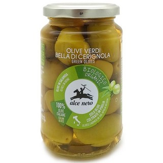 알치네로 유기농 그린 올리브, 1개, 350g