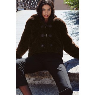 자라 ZARA 퍼 토글 자켓 재킷