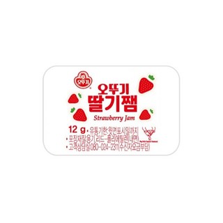 오뚜기 딸기쨈 디스펜팩 12g, 90개