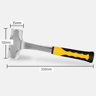 공구전문 원피스 해머 다기능 헤비 듀티 팔각형 솔리드 아이언 핸드 도구, [04] 2 lb old, 1개