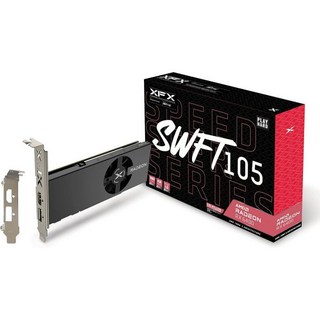 XFX Speedster SWFT319 Radeon™ RX 6800 코어 게이밍 그래픽 카드16GB GDDR6 AMD RDNA™ 2 RX68XLAQFD9, RX 6400, 1개