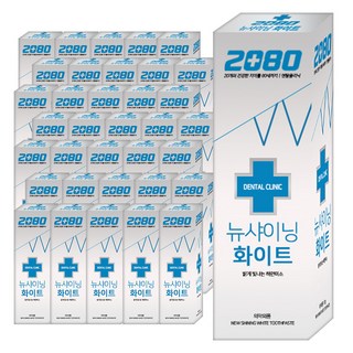 2080 치약 샤이닝 화이트 상세 정보