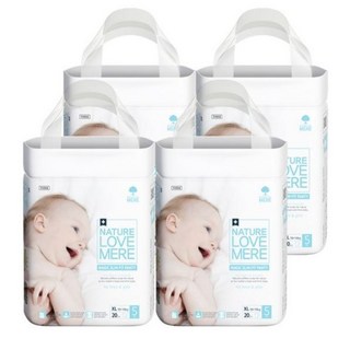 네이쳐러브메레 매직 슬림 핏 기저귀 대형(7~11kg) 팬티형 아동공용, 특대형(XL), 160개