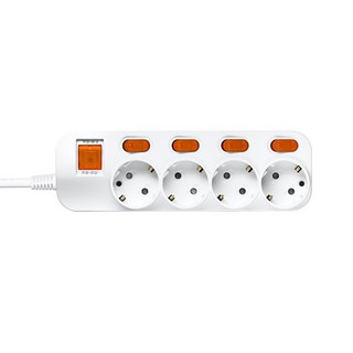 대성 플러스탭 개별 통합형 4구 멀티탭 16A 250V, 1.5m, 1개
