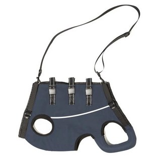 강아지디스크보호대 허리보조기 관절강화용 1 개 리프트 하네스 애완 동물 지원 재활 슬링 오래된 장애인 관절 부상을위한 패딩 통기성 스트랩 관절염 산책, Navy, 1개