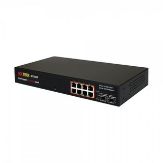 솔텍 SFC400HP POE 8포트 SFP 2포트 사용 모습