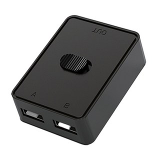 USB 프린터 공유 스위처 선택기 상자 OneMonitor로 두 대의 컴퓨터 제어 빠른 신뢰성 2 in 1 Out, 2.0, 02 2.0, 1개