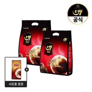 G7 베트남 블랙커피 200개입 + 200개입 (총 400개입) + 크리에이티브4 분쇄원두 증정, 400개