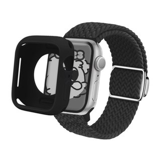 아이메이드잇 애플워치 호환 솔로루프 스트랩 밴드, 블랙, 1개