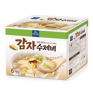 면사랑 남해멸치 감자수제비, 179g, 6개