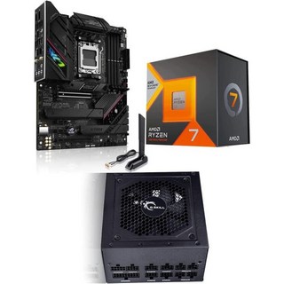 INDARNIC 마이크로 센터 AMD 라이젠 7 7800X 3D 데스크톱 프로세서 번들 ASUS ROG Strix B650EF 게이밍 WiFi AM5 7000 마더보드 G.스킬, 1개