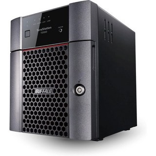 버팔로 테라스테이션 3420DN 4베이 SMB 16TB (4x4TB) 데스크탑 NAS 하드 드라이브 포함 네트워크 연결 저장장치, Fully Populated