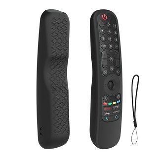 LG 리모컨 커버 케이스 신형 스마트TV, 블랙, 1개