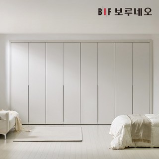 보루네오 히든하프 여닫이 붙박이장 390cm