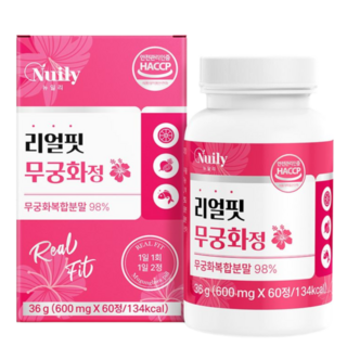 무궁화 정 무궁화복합 분말 98% 식약청 해썹 인증, 1개, 60정