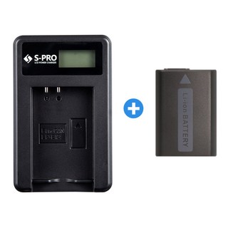 무료 소니 NP-FW50 LCD 호환충전기+배터리 RX10 2 3 4, 1개