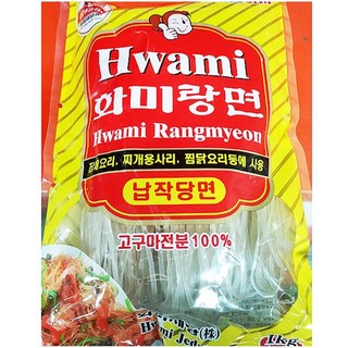 [프리티박스] 업소용 식당 중식 식자재 재료 납작당면 화미 1Kg_^^21072300EA^^, 1개, 1kg