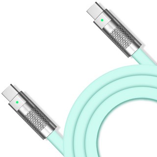 세련된 USB C타입 충전케이블 민트