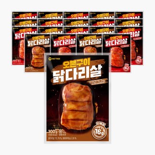 미트리 오븐구이 닭다리살 2종 혼합, 20개, 100g