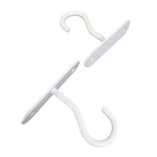 천장 고리 걸이 골이 화분 인테리어 물음표 에스고리 후크 나사고리 자석 다용도, 3개, 화이트