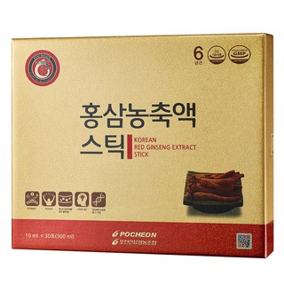 포천인삼영농조합 홍삼농축액스틱 10ml x 30포, 1개, 300ml
