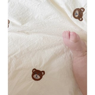 코지스토리 100수 유아 캐릭터 자수 차렵이불, 무지개