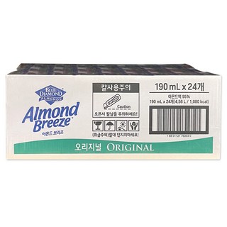 코스트코 블루다이아몬드 아몬드 브리즈 190ml x 24개입, 24개