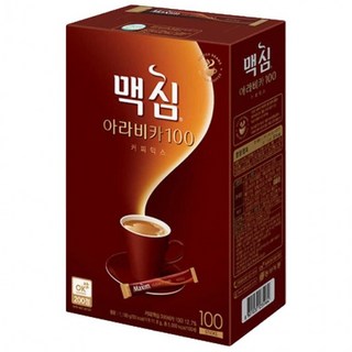 맥심 아라비카 커피믹스 100T 커피믹스 커피 맥심 아라비카100 아라비카, 100개입, 1개, 11.8mg
