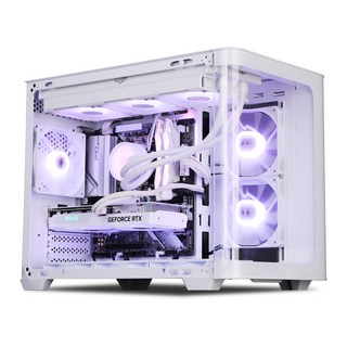 몬스타 가츠 AMD 7500F RTX 4060 Ti 32G 게이밍컴퓨터 조립PC 라일락
