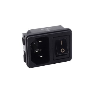 전원소켓 AC SOCKET INLET 커넥터 SS-120-BEL RONGFENG, 1개
