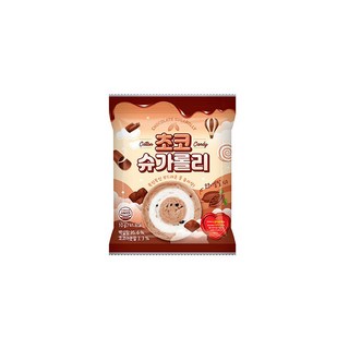초코 슈가롤리 10g 5개입/초코솜사탕/간식/솜사탕/무배, 5개