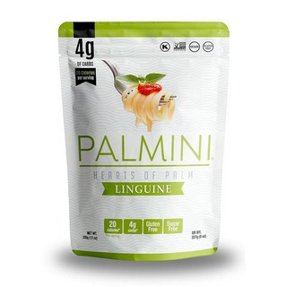 Palmini 링귀니 파스타 | 저탄수화물 저칼로리 하트 오브 팜 케토 글루텐 프리, 12 Ounce (Pack of 1), 227g, 1개