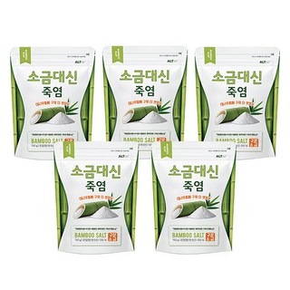 소금대신 죽염 구운 천일염 150g, 5개