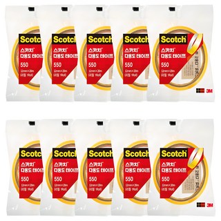 모나미 보드마카 12색+지우개 세트, 1개 학용품/수업준비 15 스카치 다용도 테이프 550 리필 12mm x 20m, 10개
