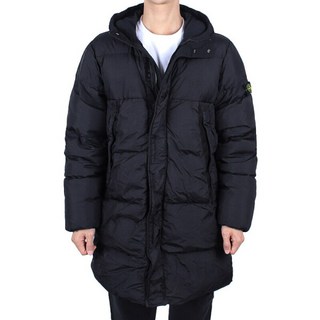 [스톤아일랜드] [명품] 24FW 남성 와펜 패치 다운 롱패딩 블랙 성인 811640123 V0029 14Y