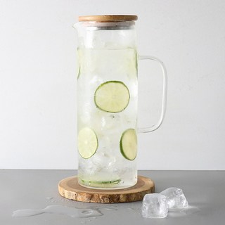 [바보사랑]티도요 카페 내열유리물병 2size, 1.2L, 옵션선택
