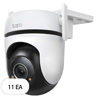 타포 4MP 고화질 회전형 듀얼 안테나 WiFi CCTV 실외용 유선, Tapo C520WS, 11개