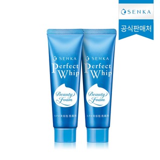 센카 퍼펙트 휩 페이셜 워시 클렌징 폼, 40g, 2개