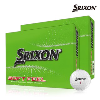 스릭슨 소프트필 골프공 2피스 43mm, 화이트, 12개입, 2개