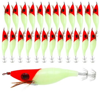 로얄피쉬 왕눈이 에기 플라이훅 25p RFW230302, 누드그린, 10g, 25개