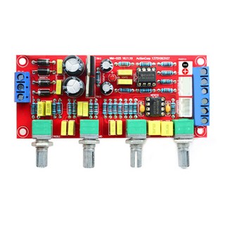 2 0 프리앰프 보드 톤 HIFI NE5532 칩 입력 전압 12V 18V 섹션 앰프 모듈 전자 DIY 키트, Standard Finished, 1개